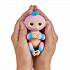 Интерактивная обезьянка Канди, цвет - розовая и голубая, 12 см.  - миниатюра №4